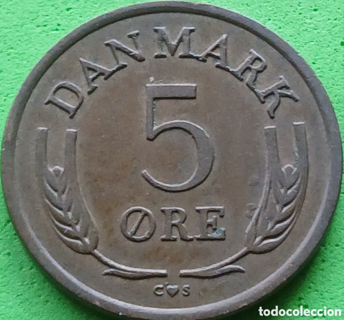Monedas antiguas de Europa: Dinamarca 5 ore 1964 km#848