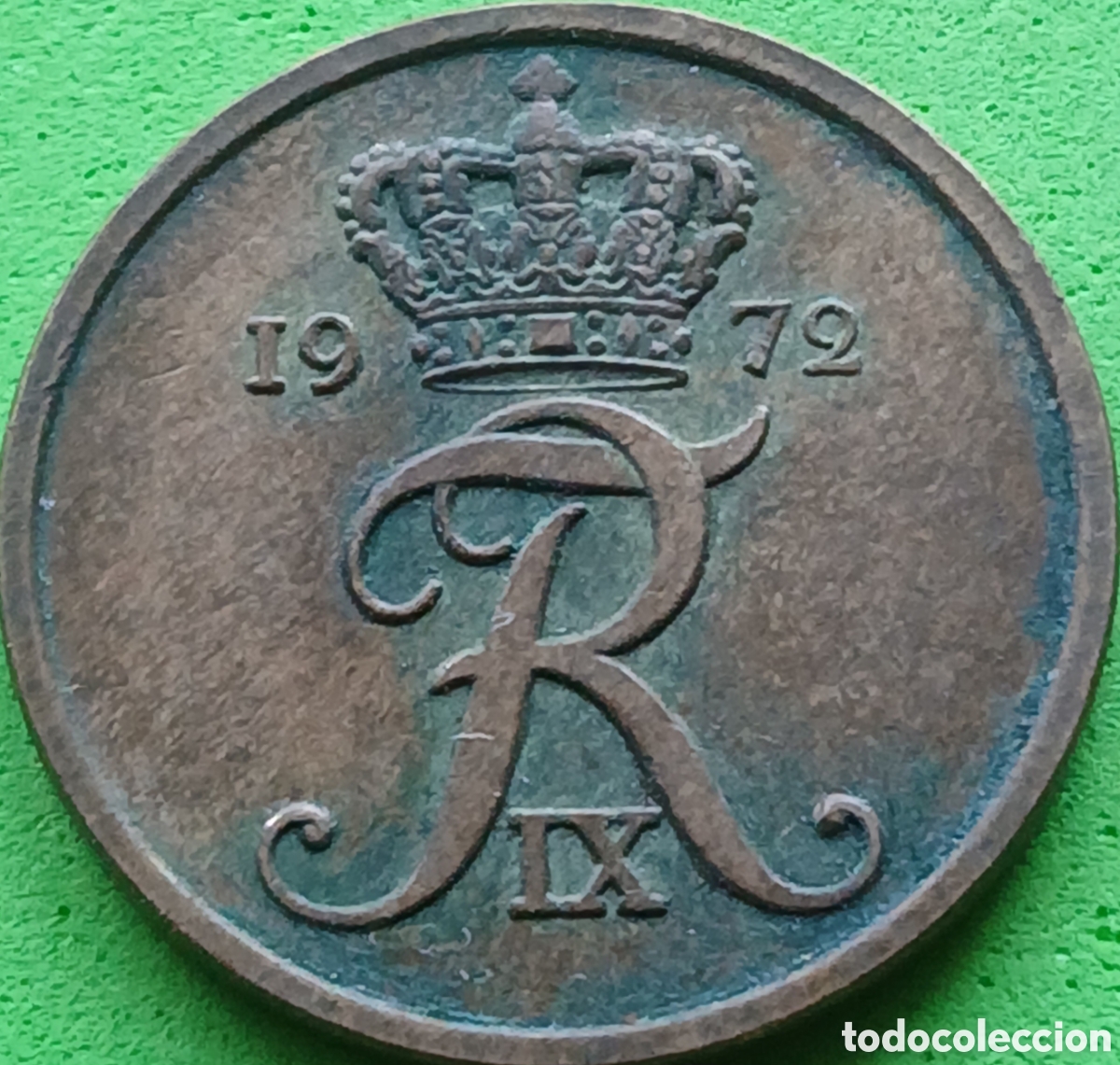 Monedas antiguas de Europa: Dinamarca 5 ore 1972 km#848 - Foto 2