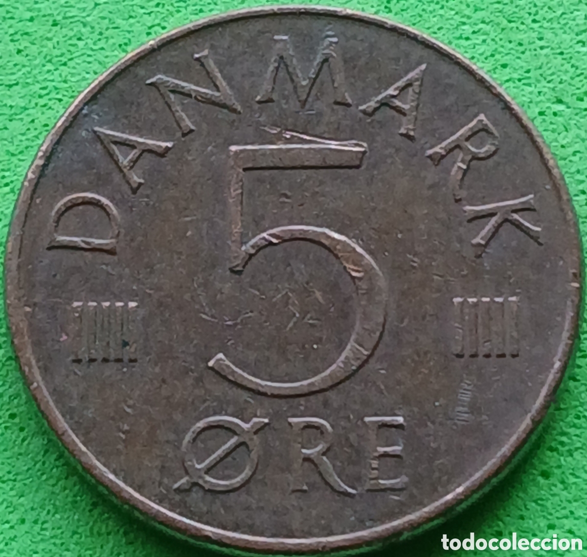 Monedas antiguas de Europa: Dinamarca 5 ore 1980 km#859