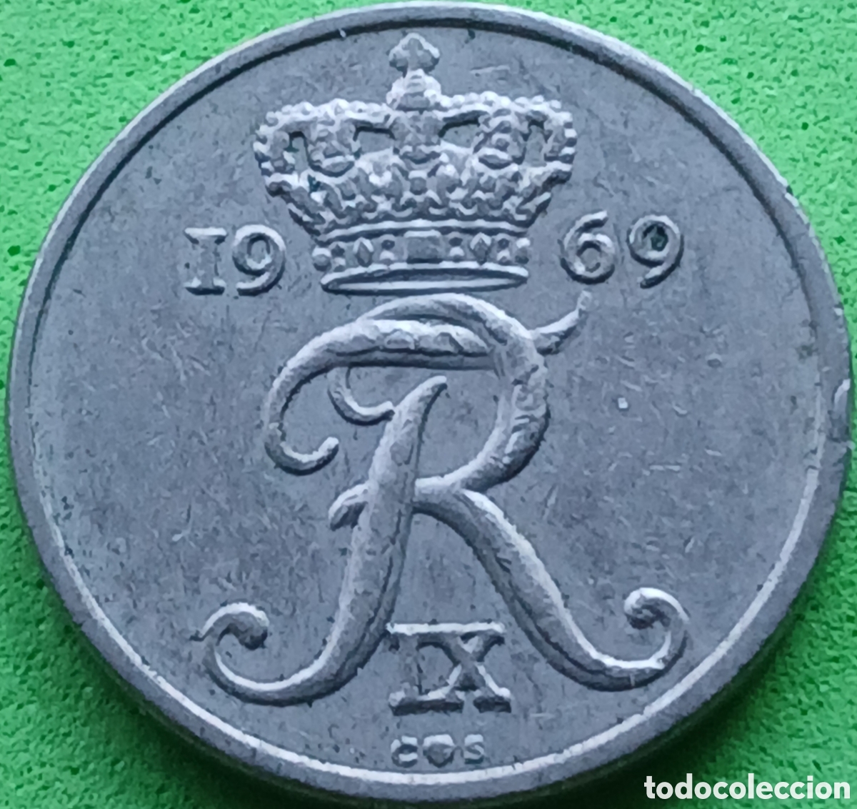 Monedas antiguas de Europa: Dinamarca 10 ore 1969 km#849