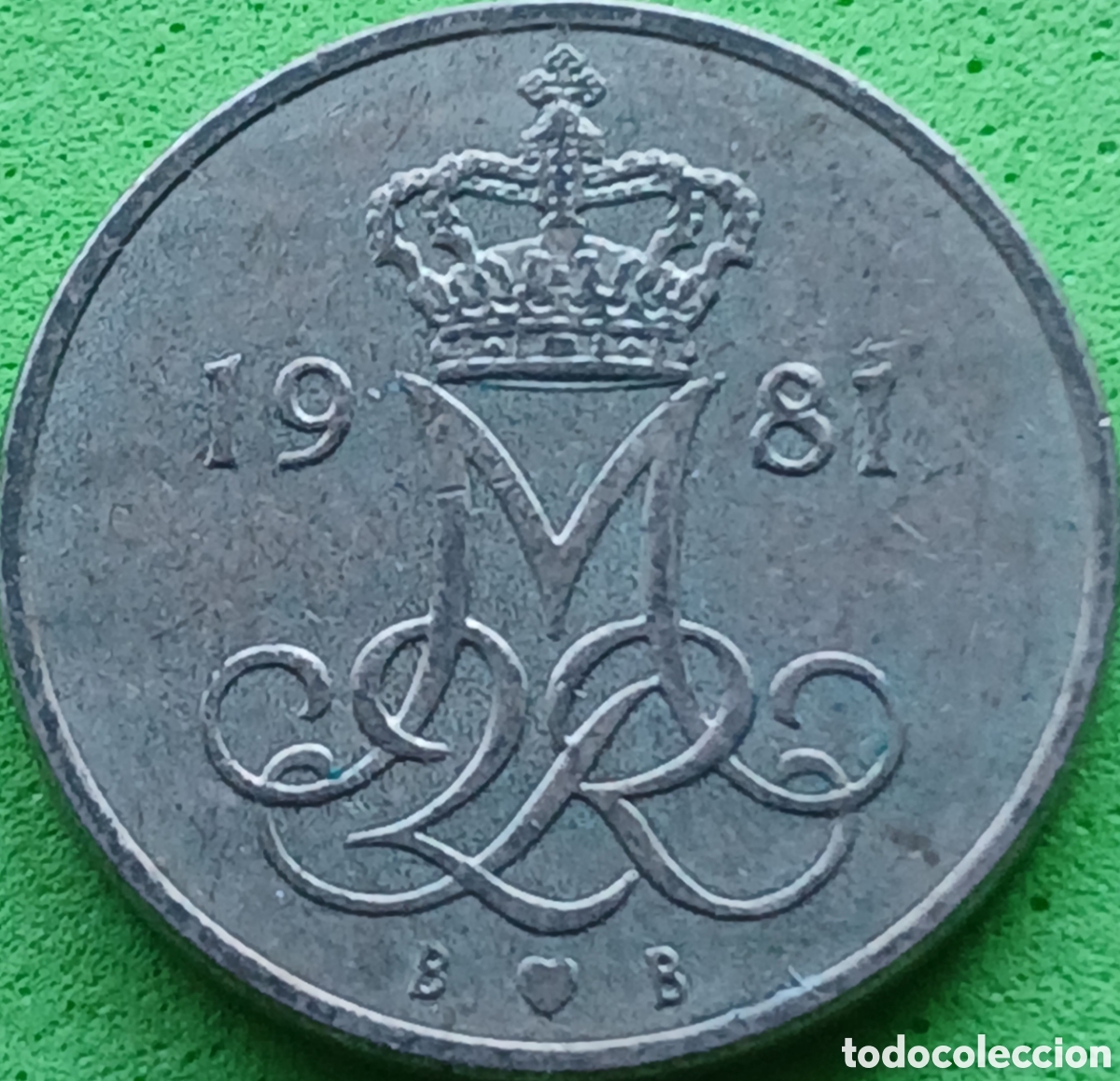 Monedas antiguas de Europa: Dinamarca 10 ore 1981 km#860