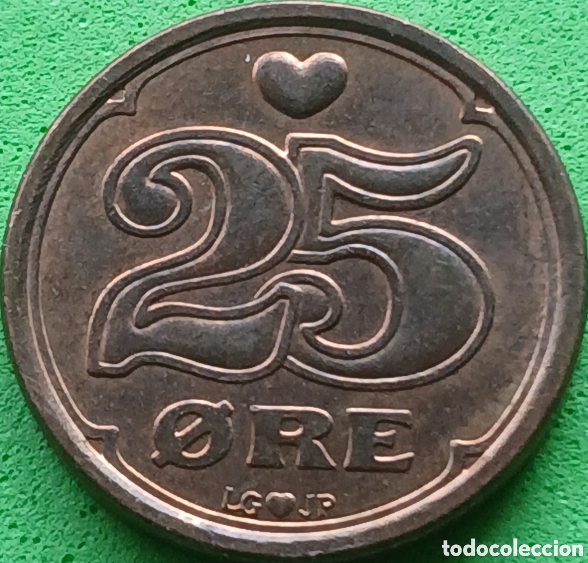 Monedas antiguas de Europa: Dinamarca 25 ore 1990 km#868