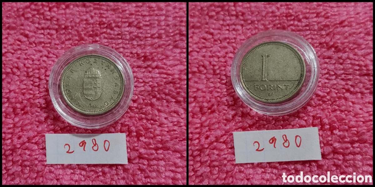 Monedas antiguas de Europa: 1 flor&iacute;n h&uacute;ngaro a&ntilde;o 1992
