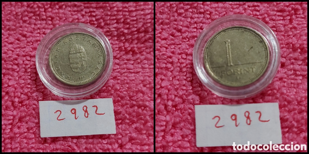 Monedas antiguas de Europa: 1 flor&iacute;n h&uacute;ngaro a&ntilde;o 1997