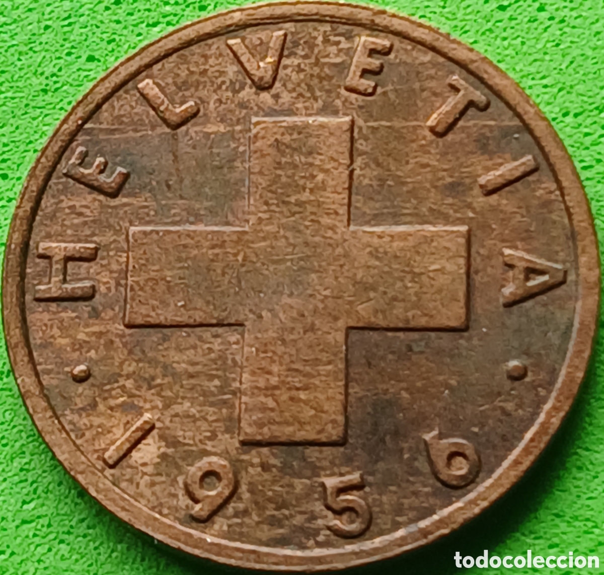 Monedas antiguas de Europa: Suiza 1 c&eacute;ntimo 1956 km#46