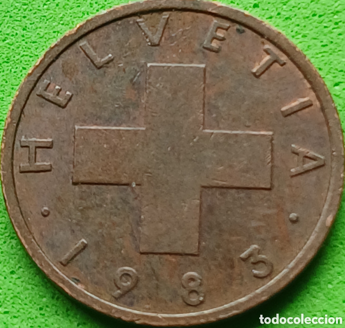 Monedas antiguas de Europa: Suiza 1 c&eacute;ntimo 1983 km#46