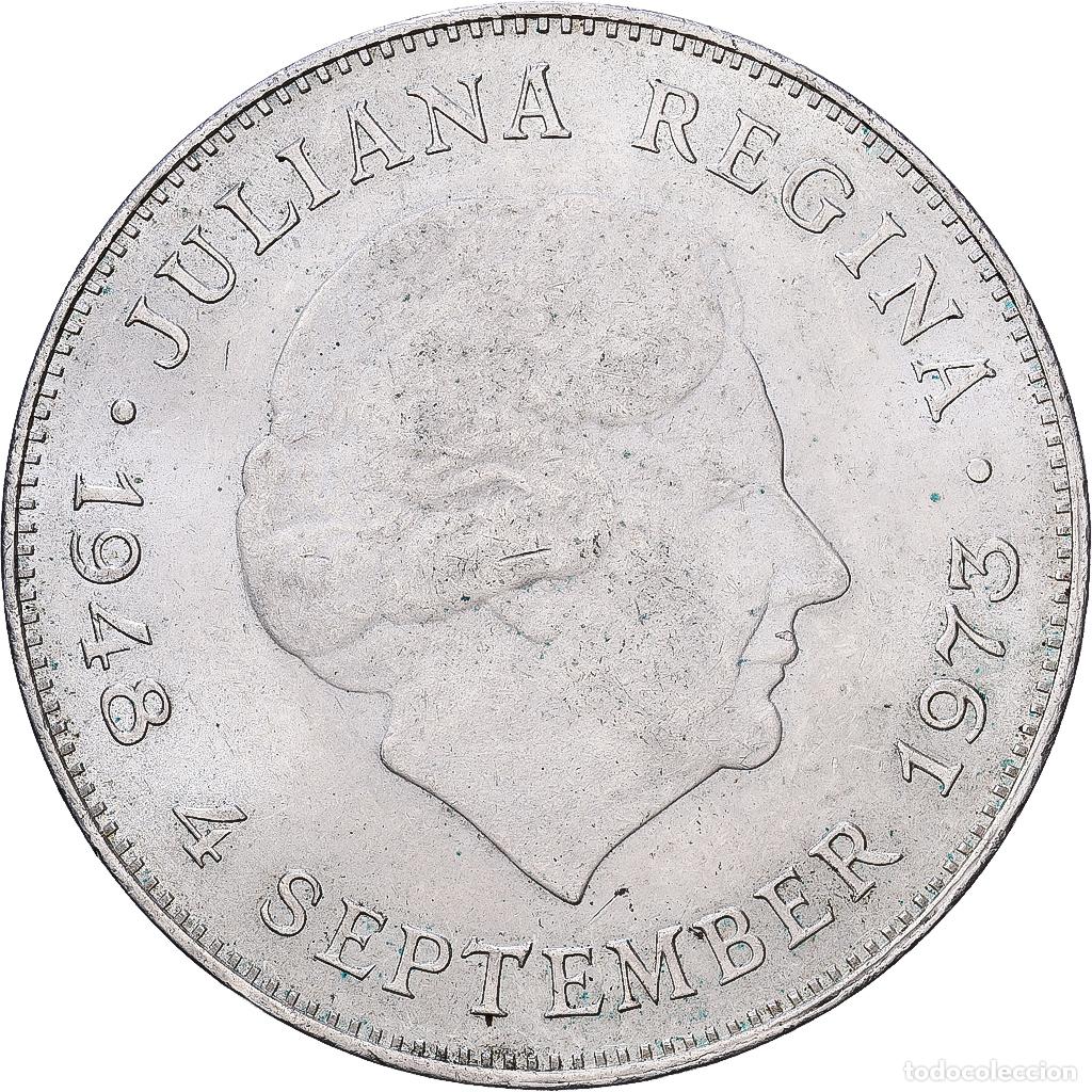 Monedas antiguas de Europa: [#1552426] Pa&iacute;ses Bajos, Juliana, 10 Gulden, 1973, Plata, MBC+, KM:196
