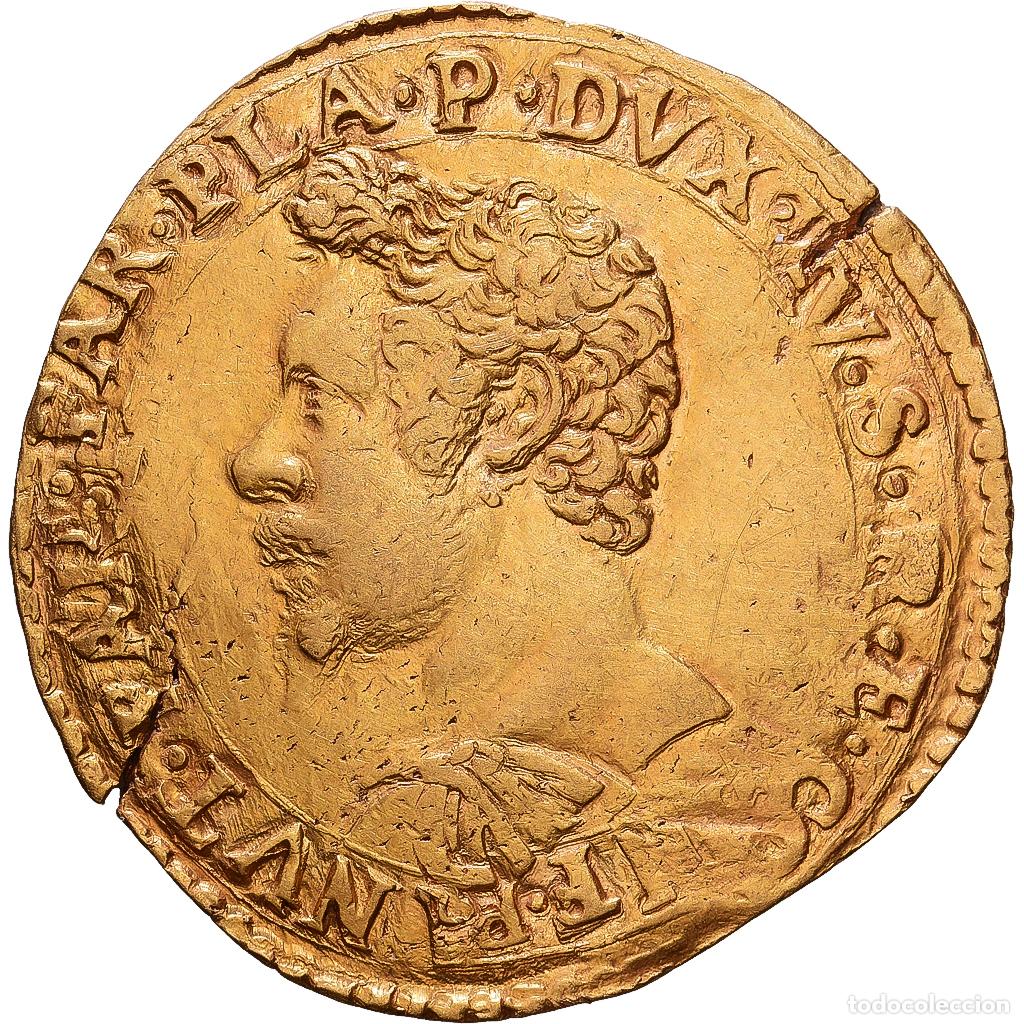 Monedas antiguas de Europa: [#1547434] Duchy of Parma and Piacenza, Ranuccio Farnese I, 2 Doppie, 1619, Piacenza, Oro