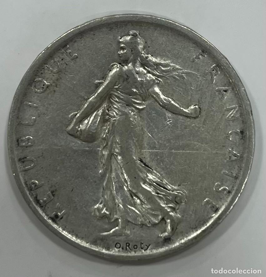 Monedas antiguas de Europa: FRANCIA. A&Ntilde;O 1960. 5 FRANCOS. PLATA(835). PESO 11,90GR