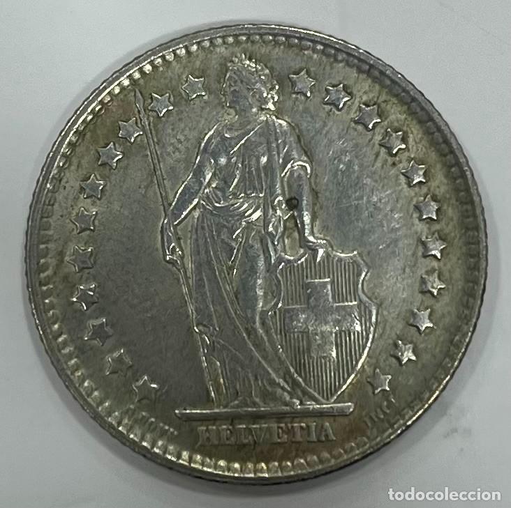 Monedas antiguas de Europa: SUIZA. A&Ntilde;O 1960. 1 FRANCO. PLATA(835) PESO 5GR