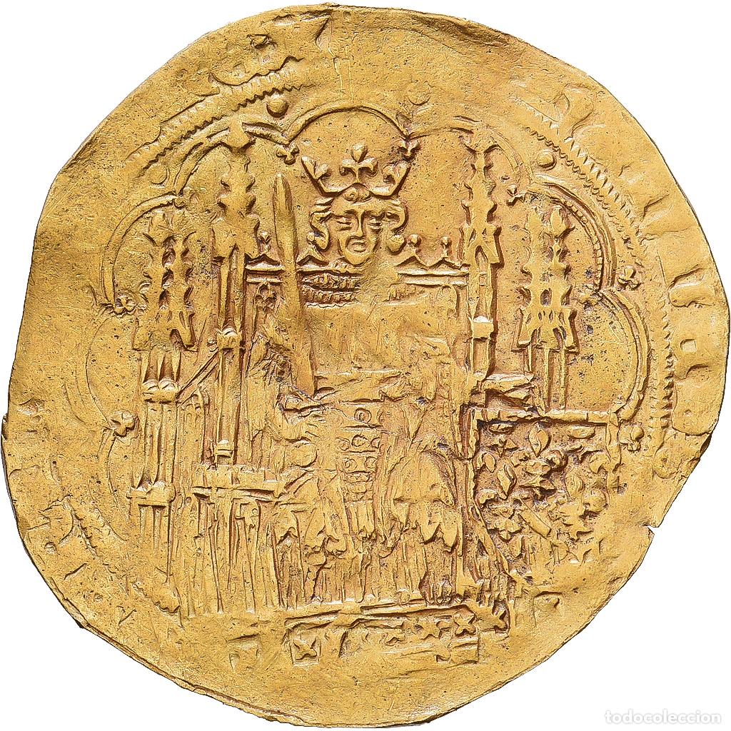 Monedas antiguas de Europa: [#1547432] Francia, Jean II le Bon, Ecu d'or &agrave; la chaise, 1351, Oro, BC+, Duplessy:289