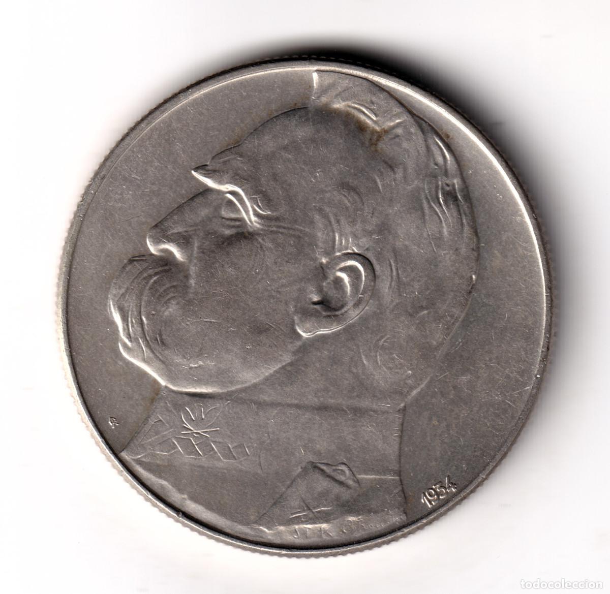 Monedas antiguas de Europa: POLONIA 10 Zlotys plata 1934 J&oacute;zef Piłsudski - Rifle Corps