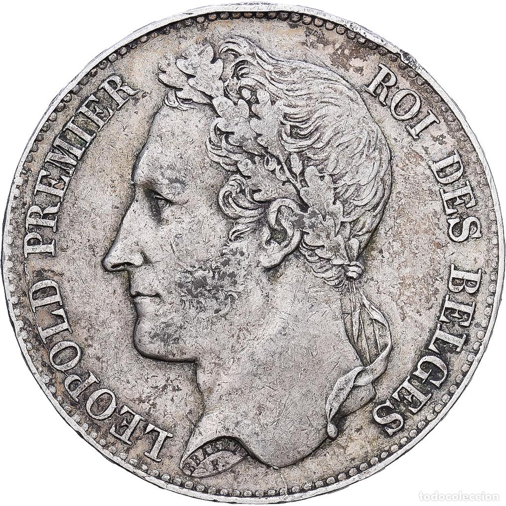 Monedas antiguas de Europa: [#1552373] B&eacute;lgica, Leopold I, 5 Francs, 5 Frank, 1848, Brussels, Plata, MBC, KM:3.2