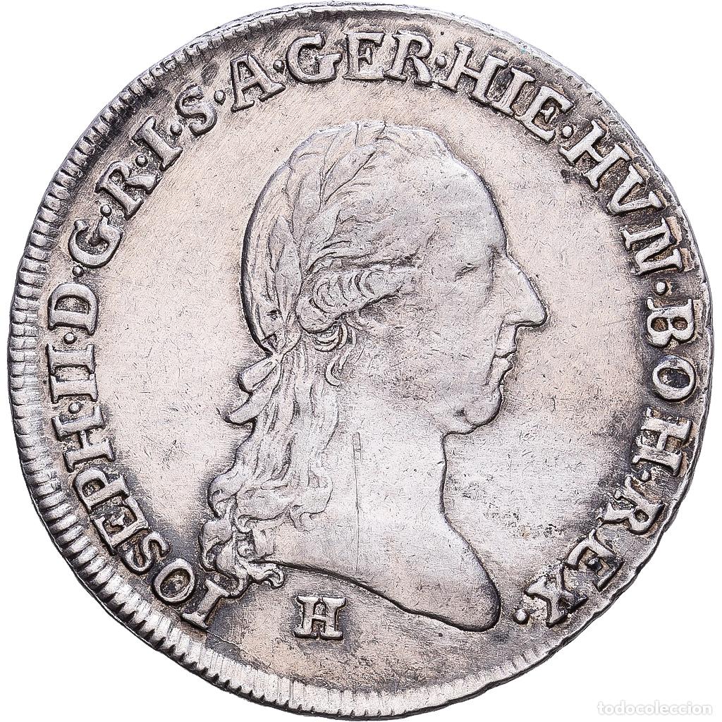 Monedas antiguas de Europa: [#1547496] Austria, Joseph II, 1/4 Kronenthaler, 1788, G&uuml;nzburg, Plata, BC+