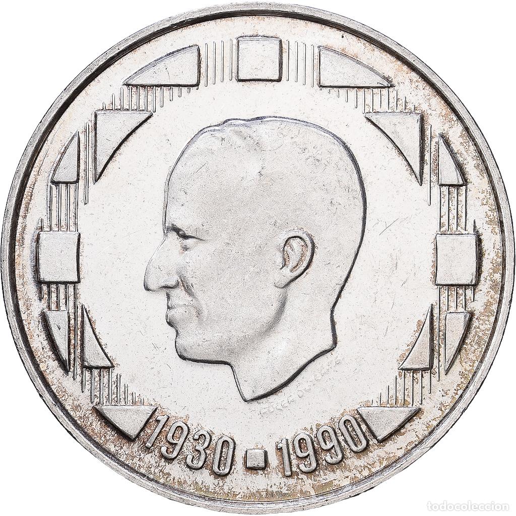 Monedas antiguas de Europa: [#1552427] B&eacute;lgica, Baudouin I, 500 Francs, 500 Frank, 1990, Brussels, Plata, EBC+, KM:179