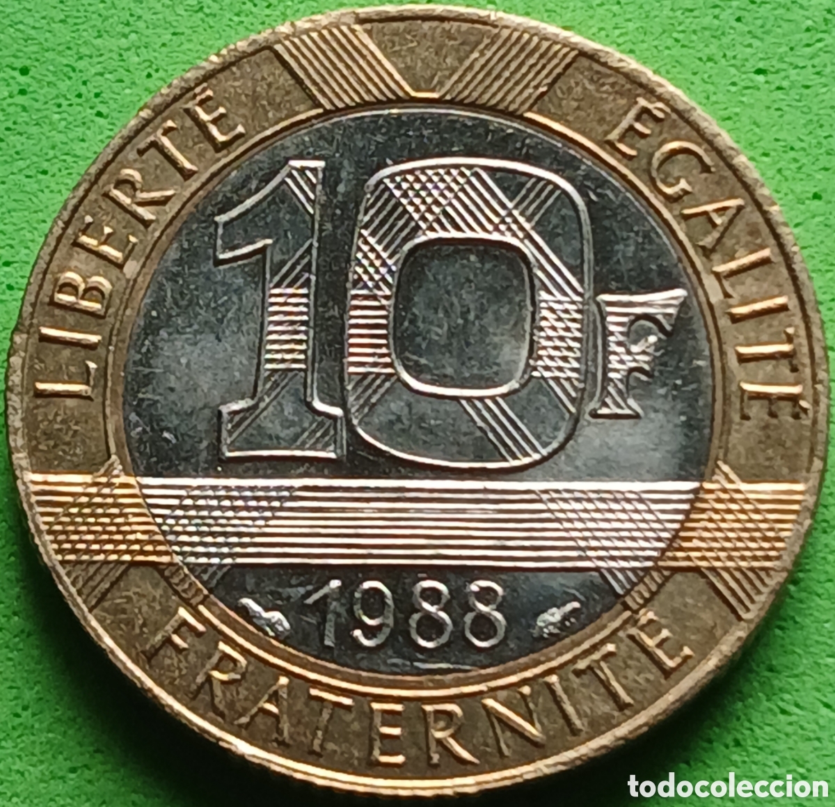 Monedas antiguas de Europa: Francia 10 francos 1988 km#964