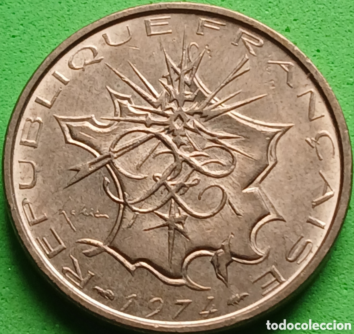 Monedas antiguas de Europa: Francia 10 francos 1974 km#940