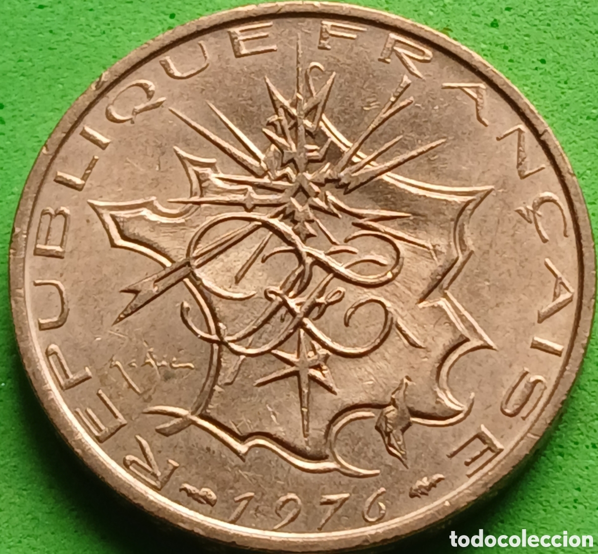Monedas antiguas de Europa: Francia 10 francos 1976 km#940