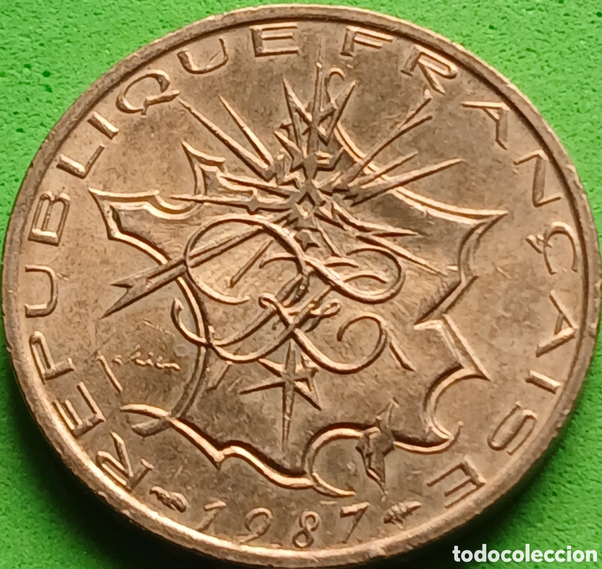 Monedas antiguas de Europa: Francia 10 francos 1987 km#940