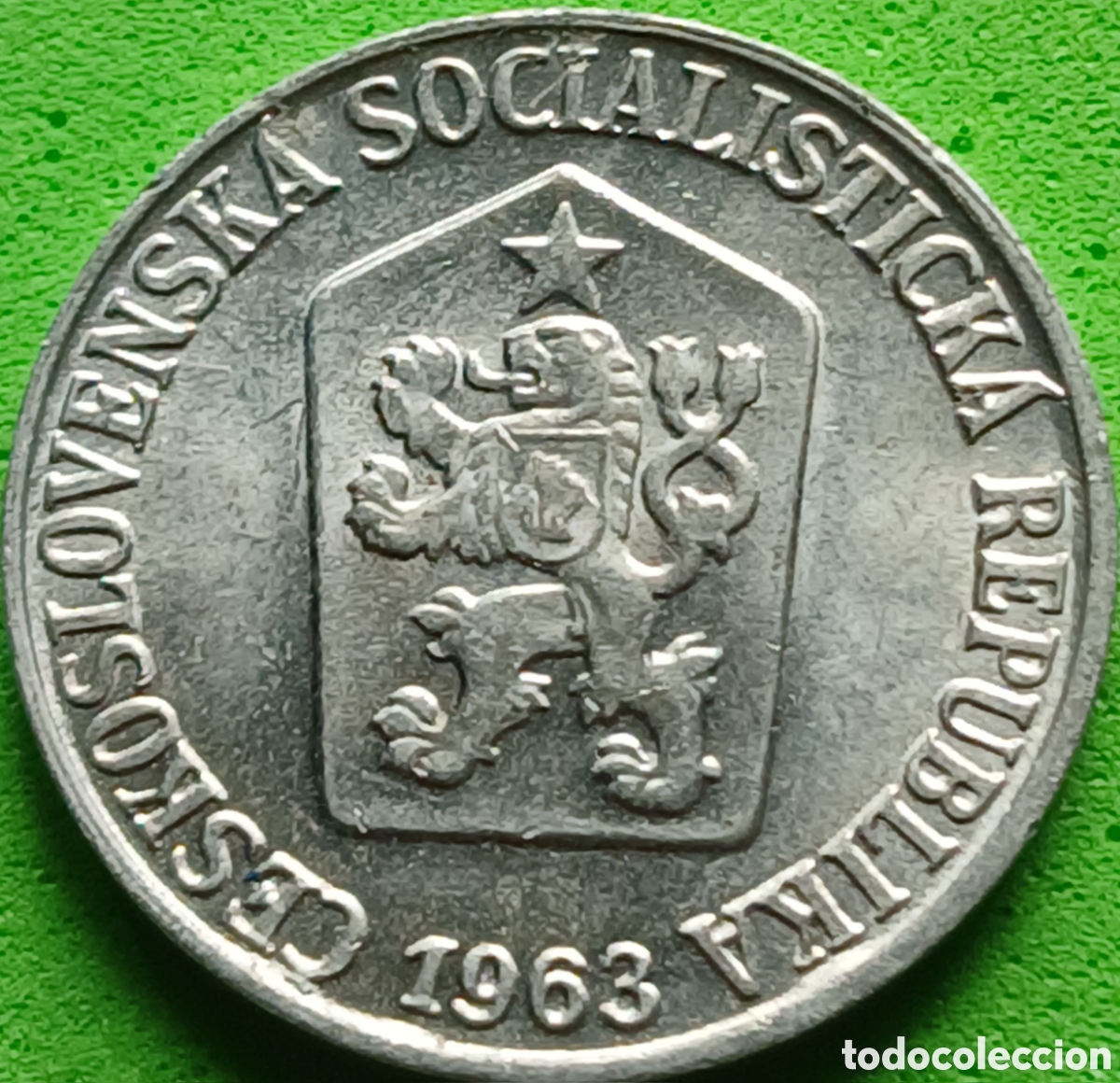 Monedas antiguas de Europa: Checoslovaquia 3 hellers 1963 km#52