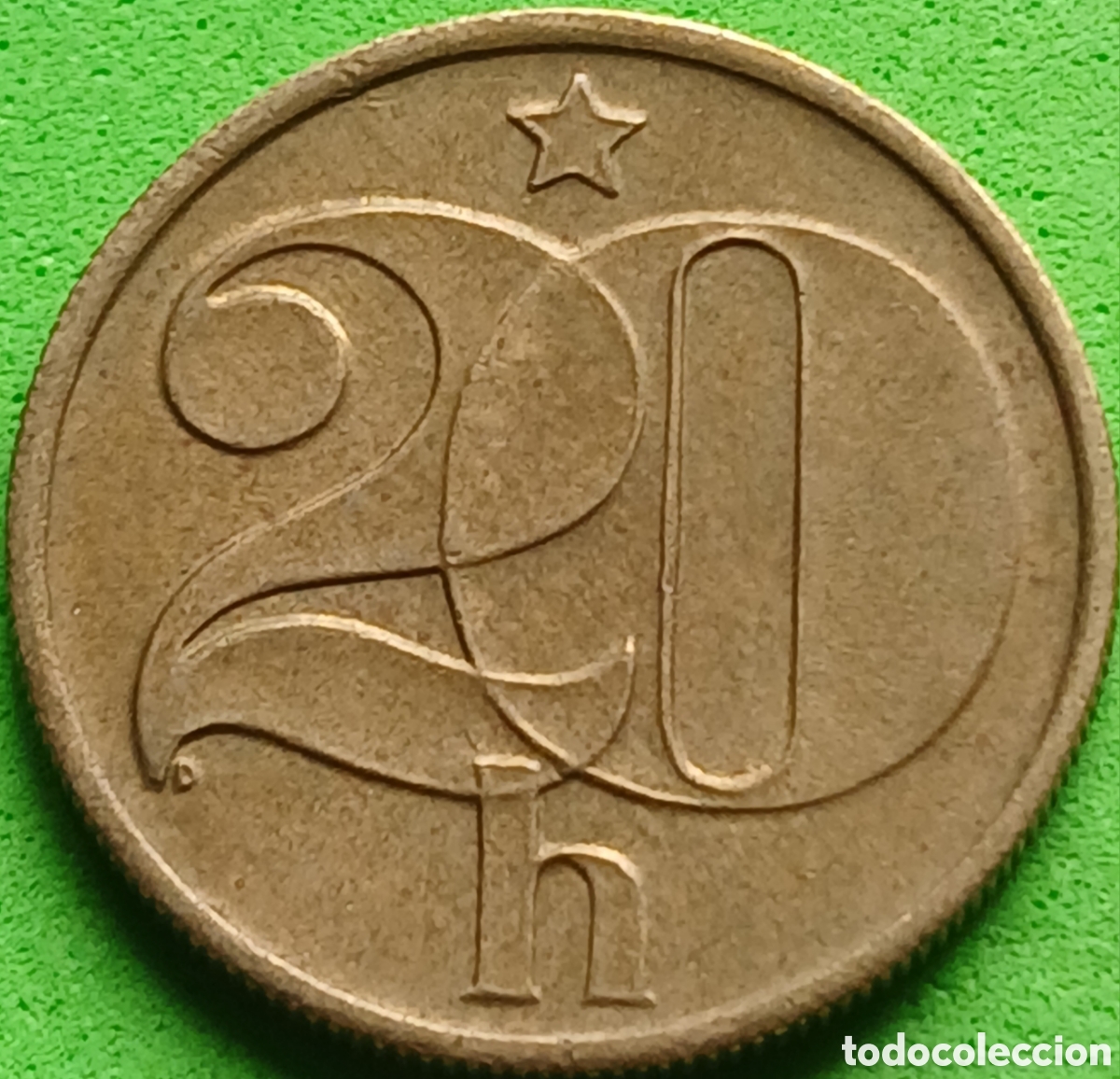 Monedas antiguas de Europa: Checoslovaquia 20 hellers 1986 km#74