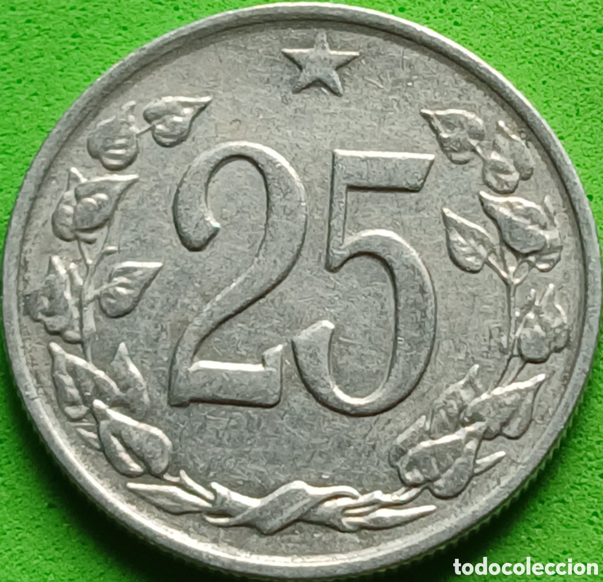 Monedas antiguas de Europa: Checoslovaquia 25 hellers 1963 km#54