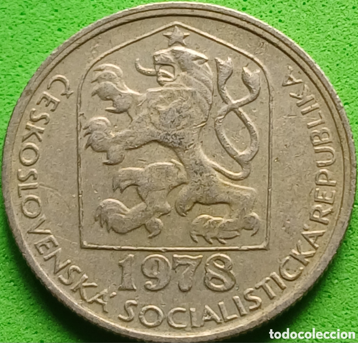Monedas antiguas de Europa: Checoslovaquia 50 hellers 1978 km#89