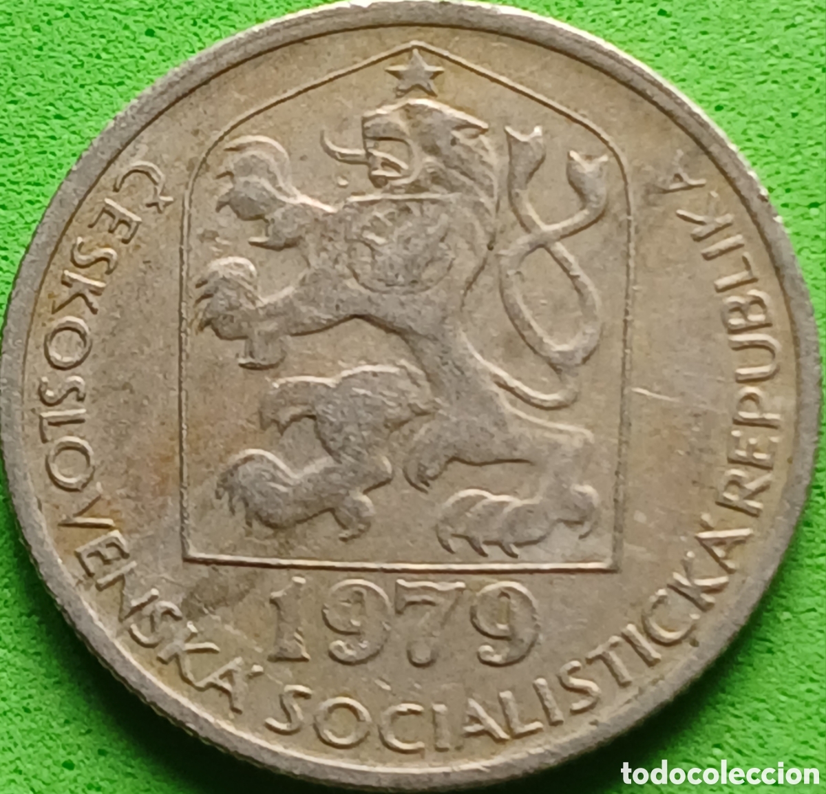 Monedas antiguas de Europa: Checoslovaquia 50 hellers 1979 km#89