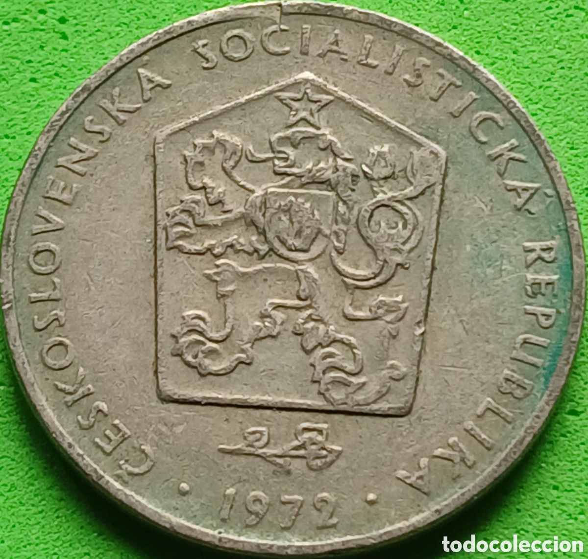 Monedas antiguas de Europa: Checoslovaquia 2 coronas 1972 km#75