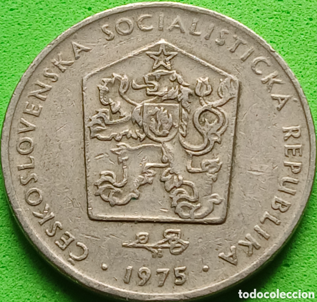 Monedas antiguas de Europa: Checoslovaquia 2 coronas 1975 km#75