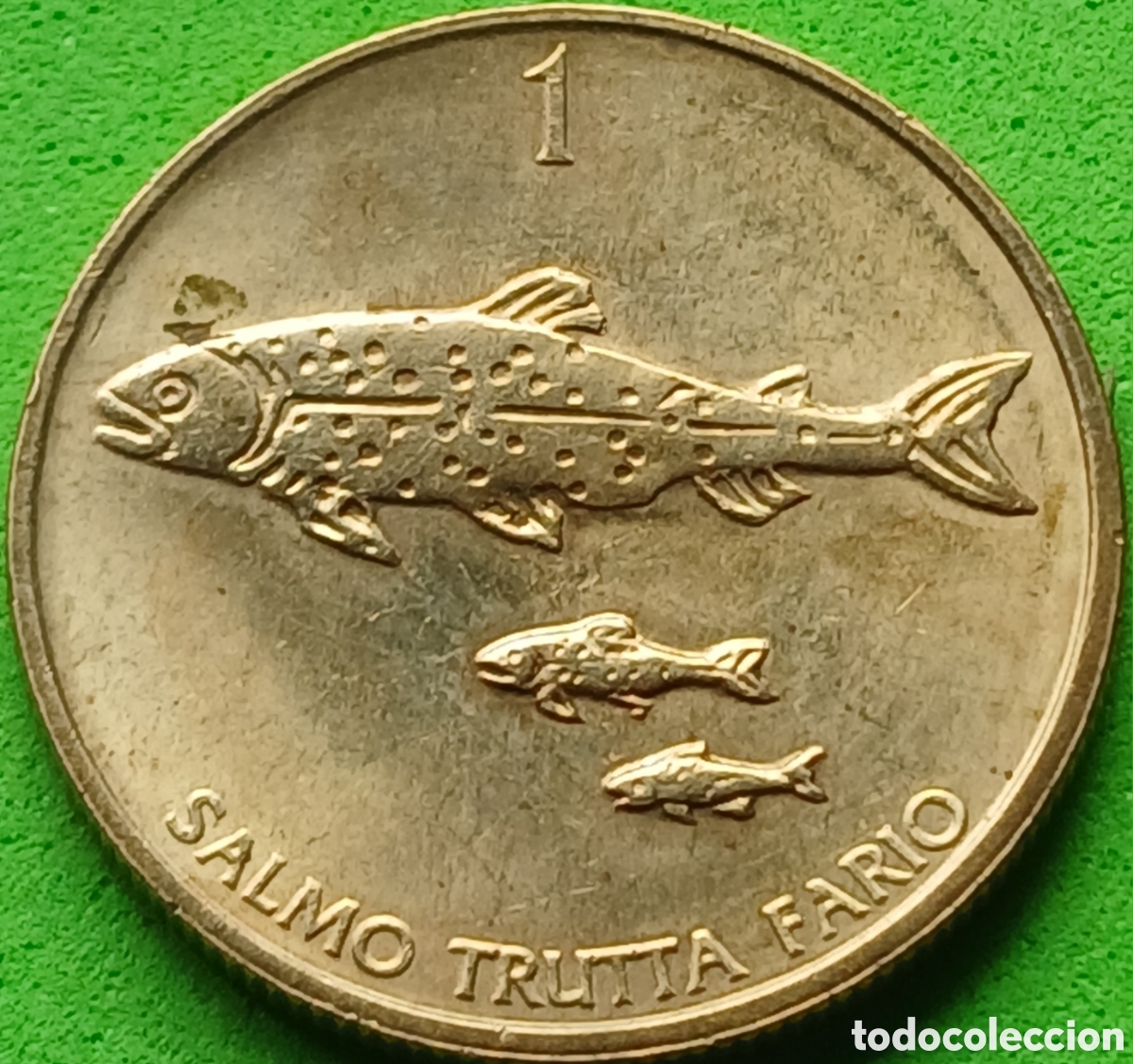 Monedas antiguas de Europa: Eslovenia 1 tolar 1992 km#4