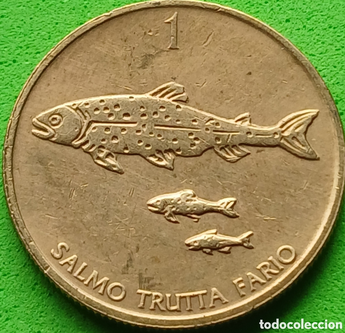 Monedas antiguas de Europa: Eslovenia 1 tolar 2000 km#4