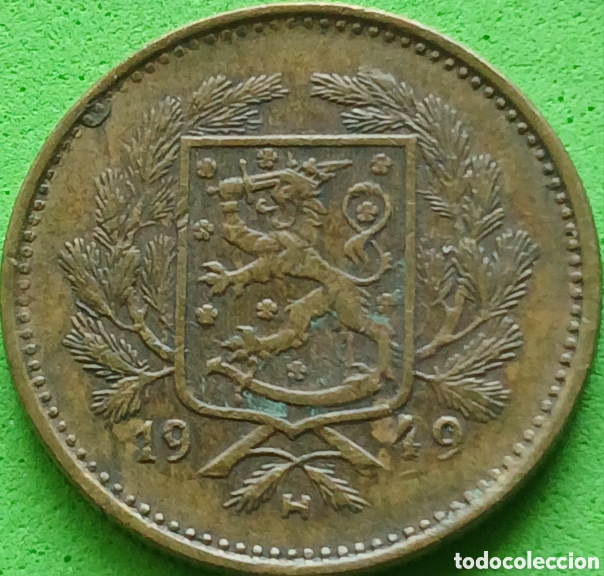 Monedas antiguas de Europa: Finlandia 5 marcos 1949 km#31a