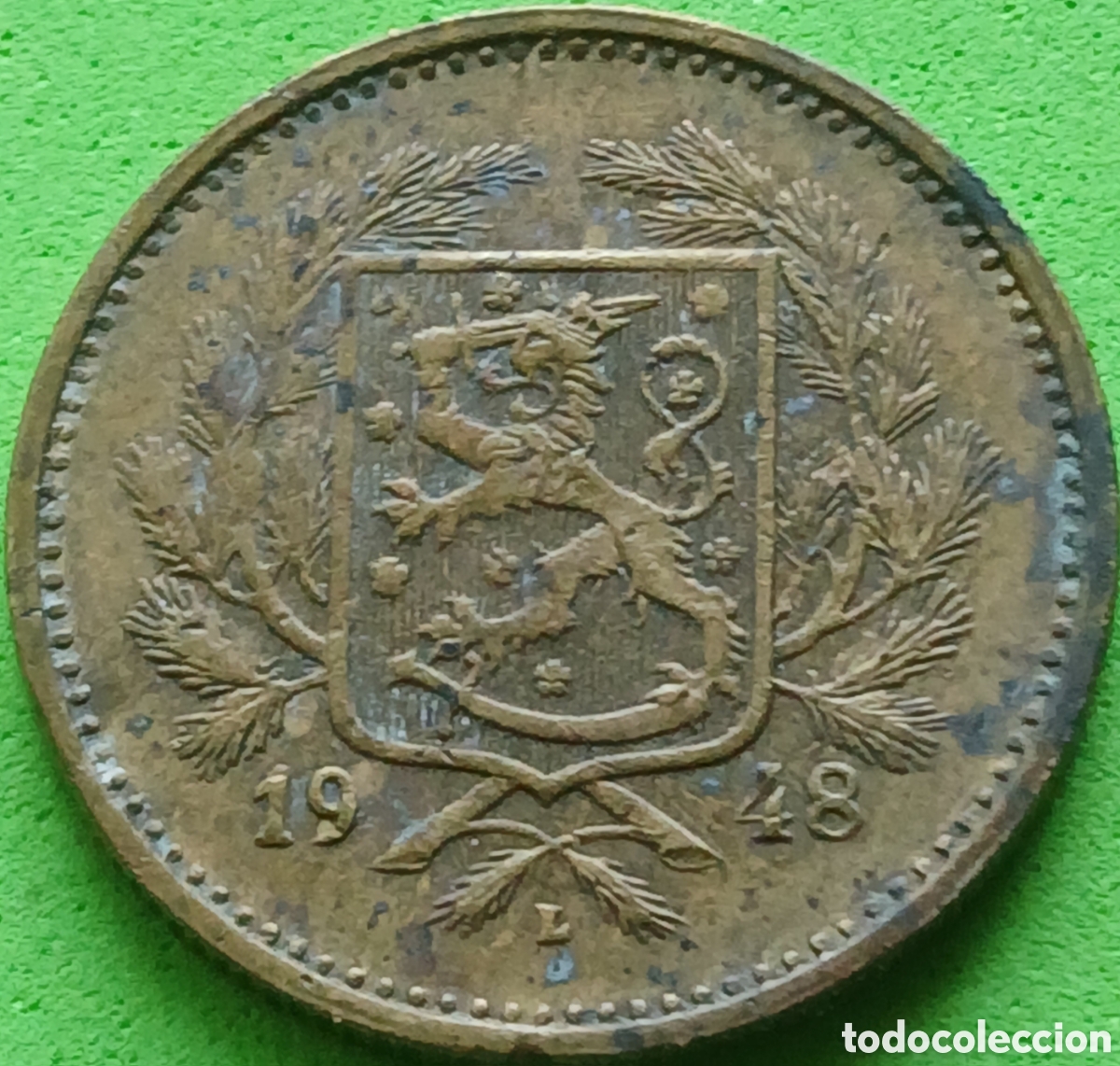 Monedas antiguas de Europa: Finlandia 5 marcos 1948 km#31a