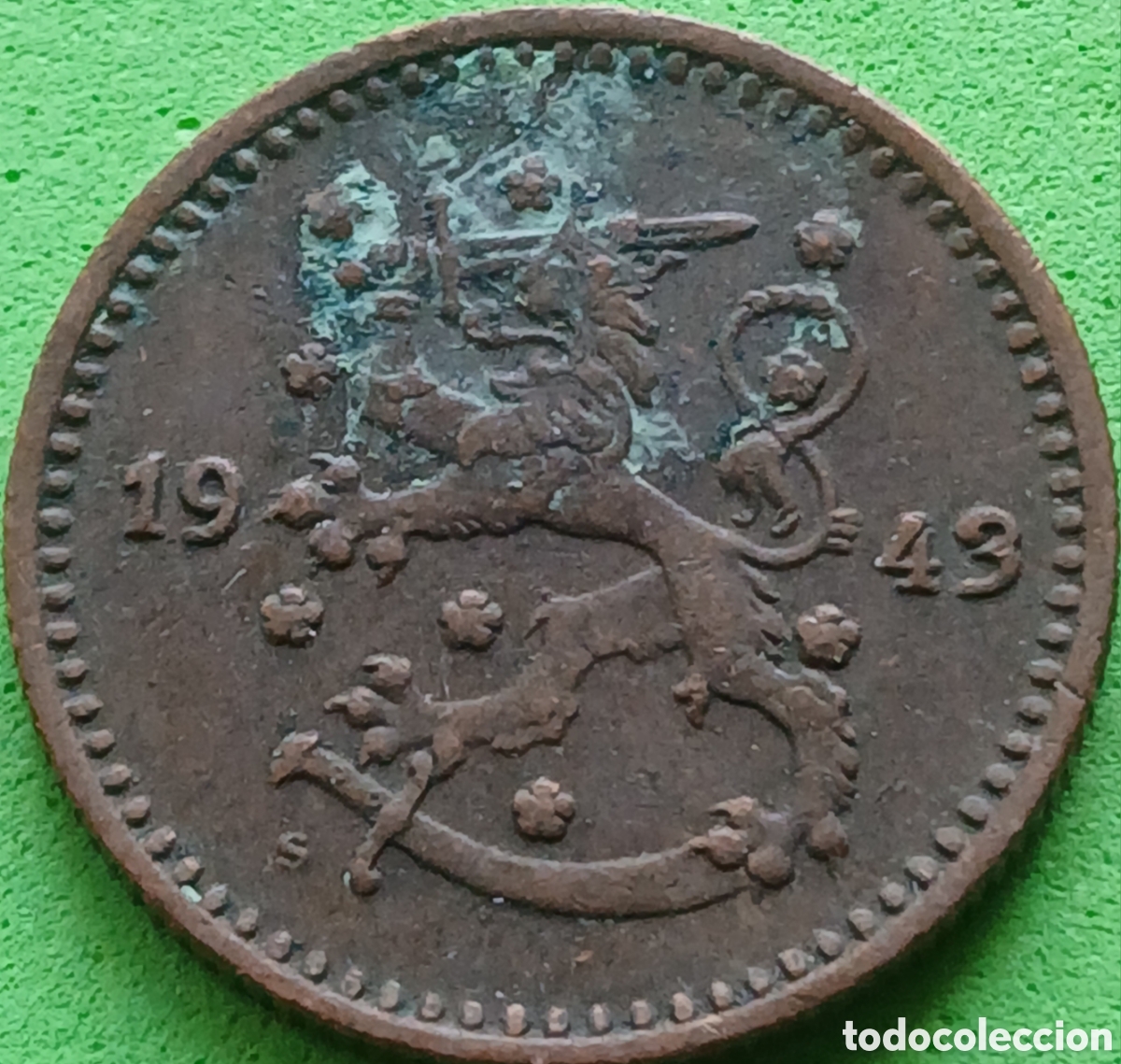 Monedas antiguas de Europa: Finlandia 1 marco 1943 km#30a