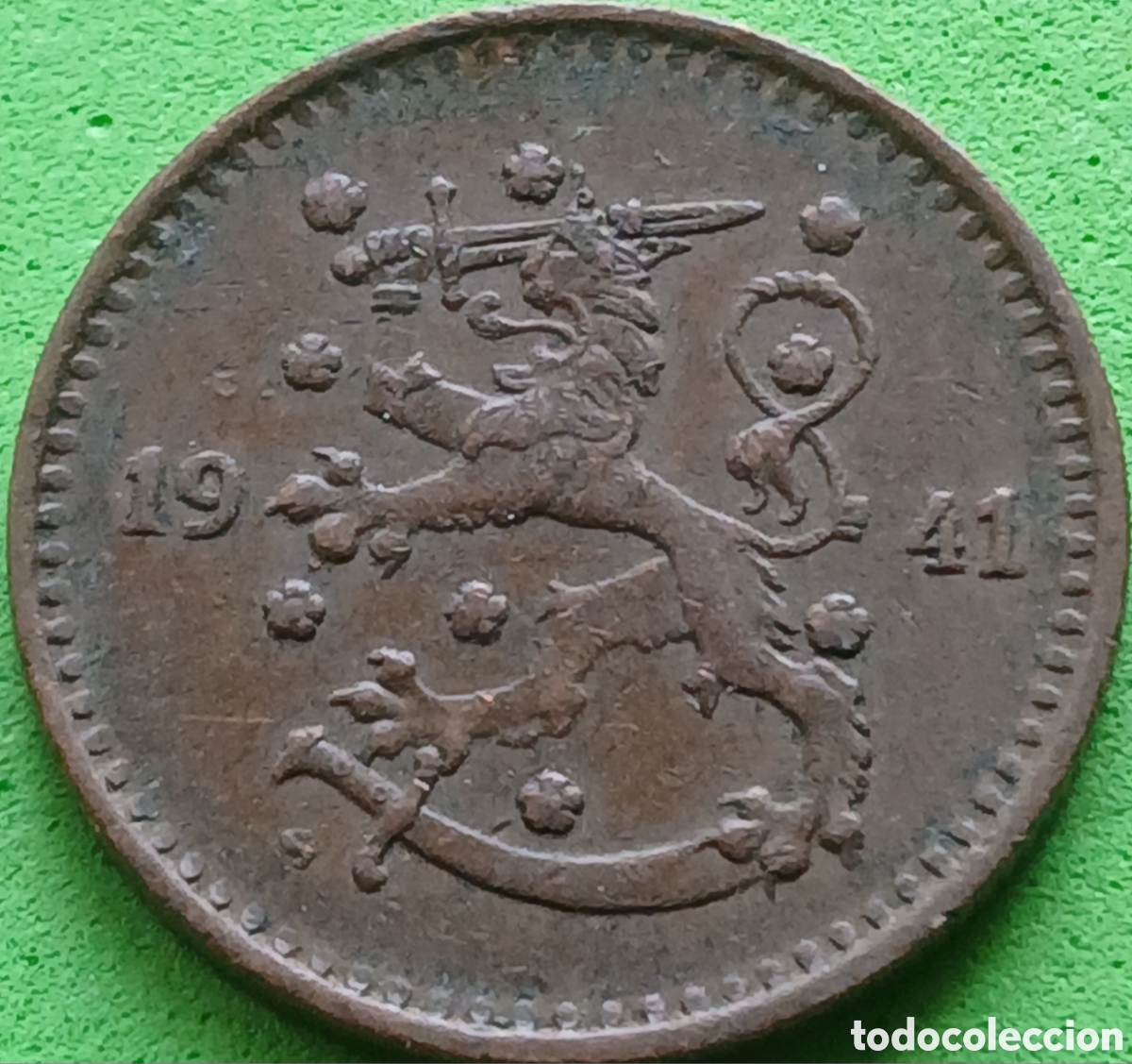 Monedas antiguas de Europa: Finlandia 1 marco 1941 km#30a