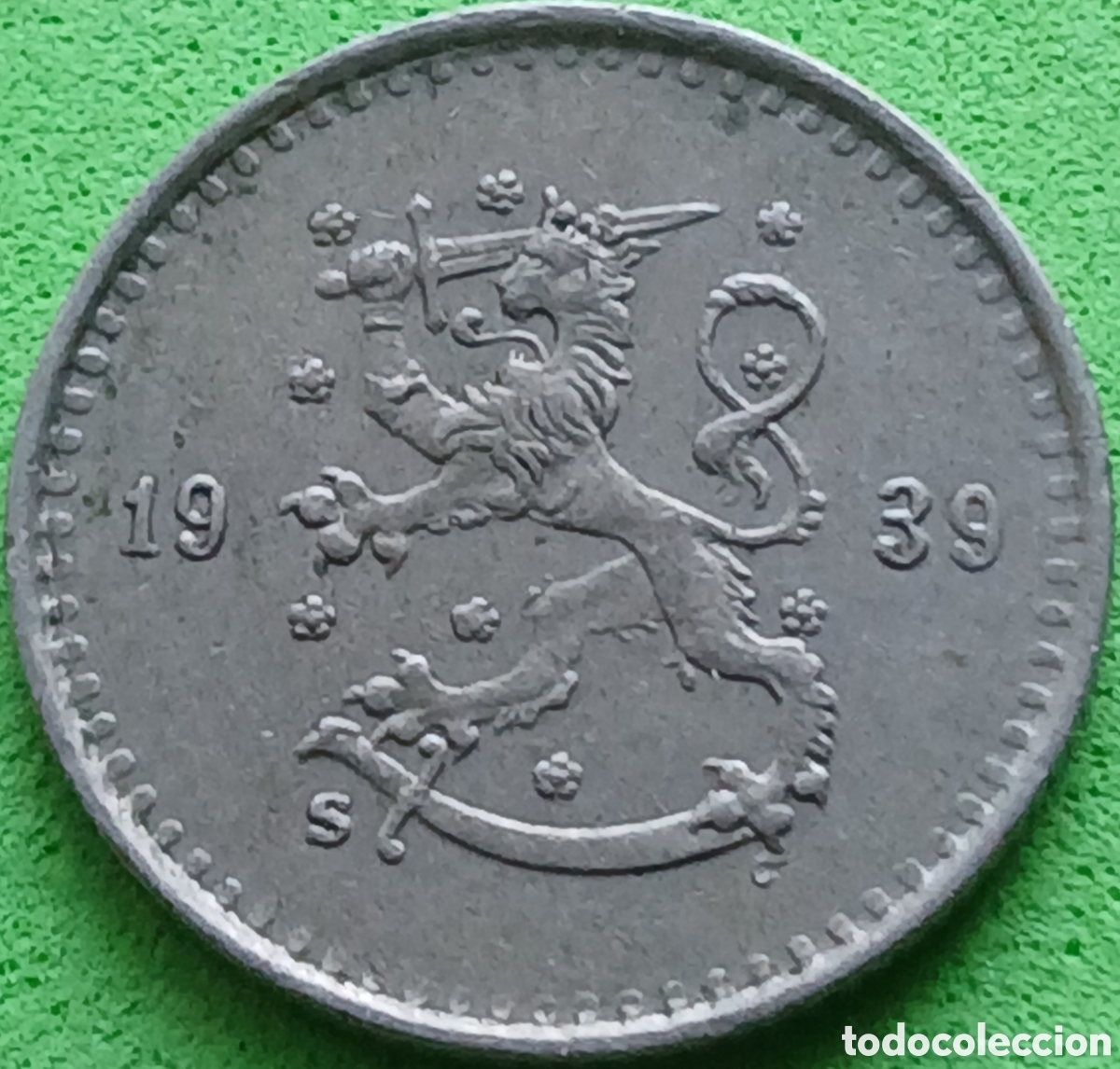 Monedas antiguas de Europa: Finlandia 25 pennia 1939 km#25