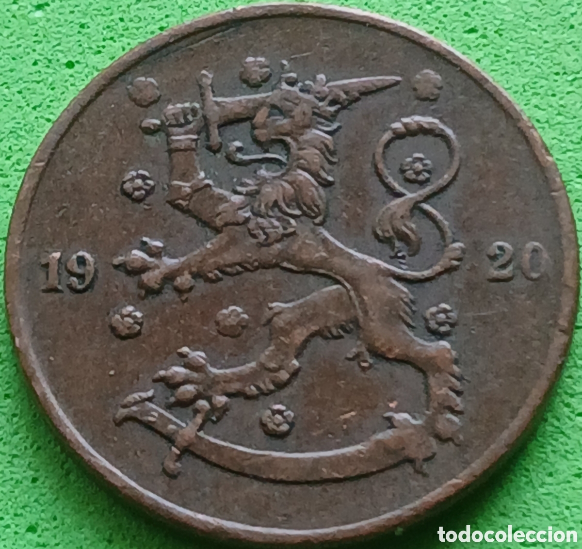 Monedas antiguas de Europa: Finlandia 5 pennia 1920 km#22