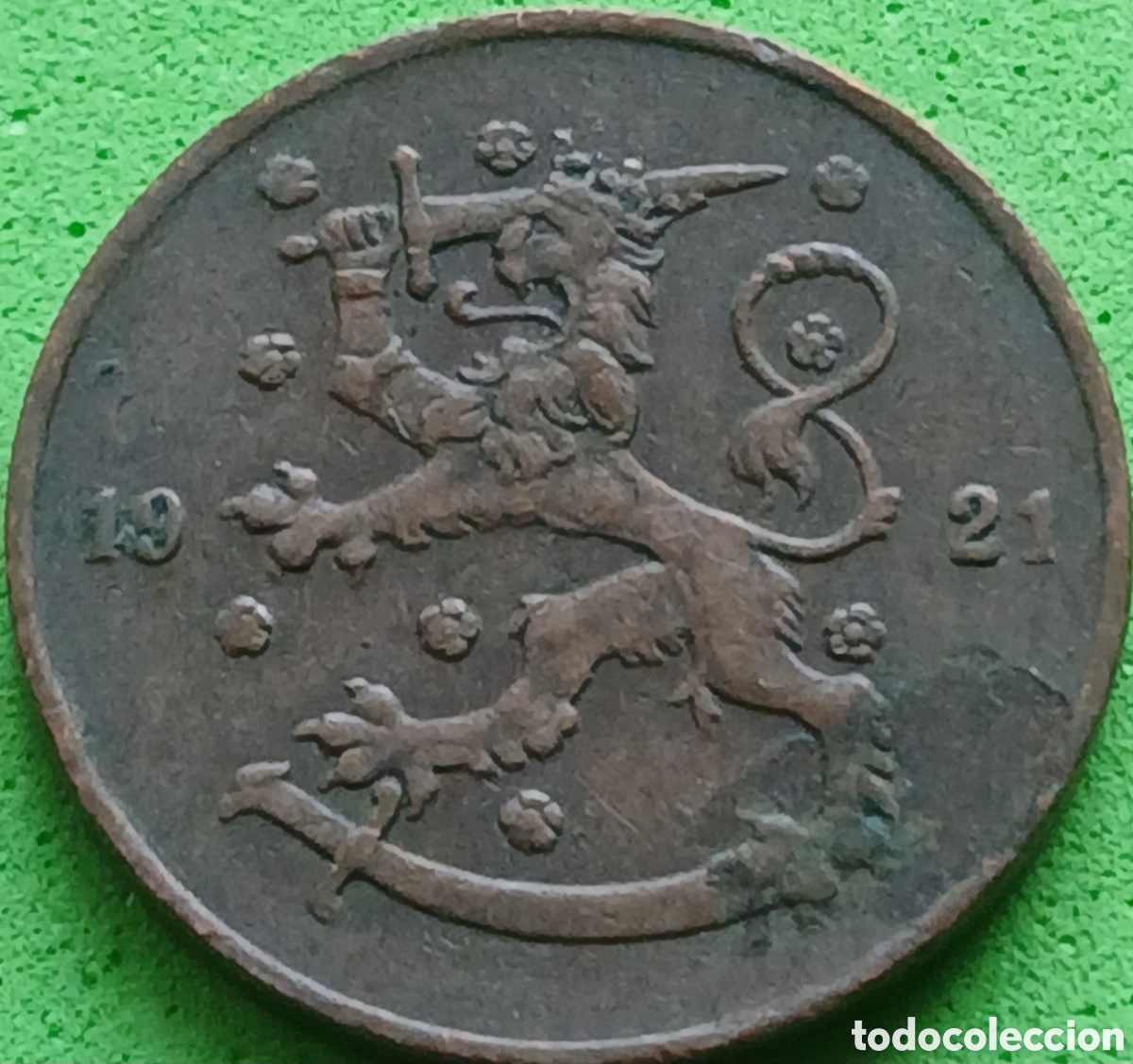 Monedas antiguas de Europa: Finlandia 5 pennia 1921 km#22