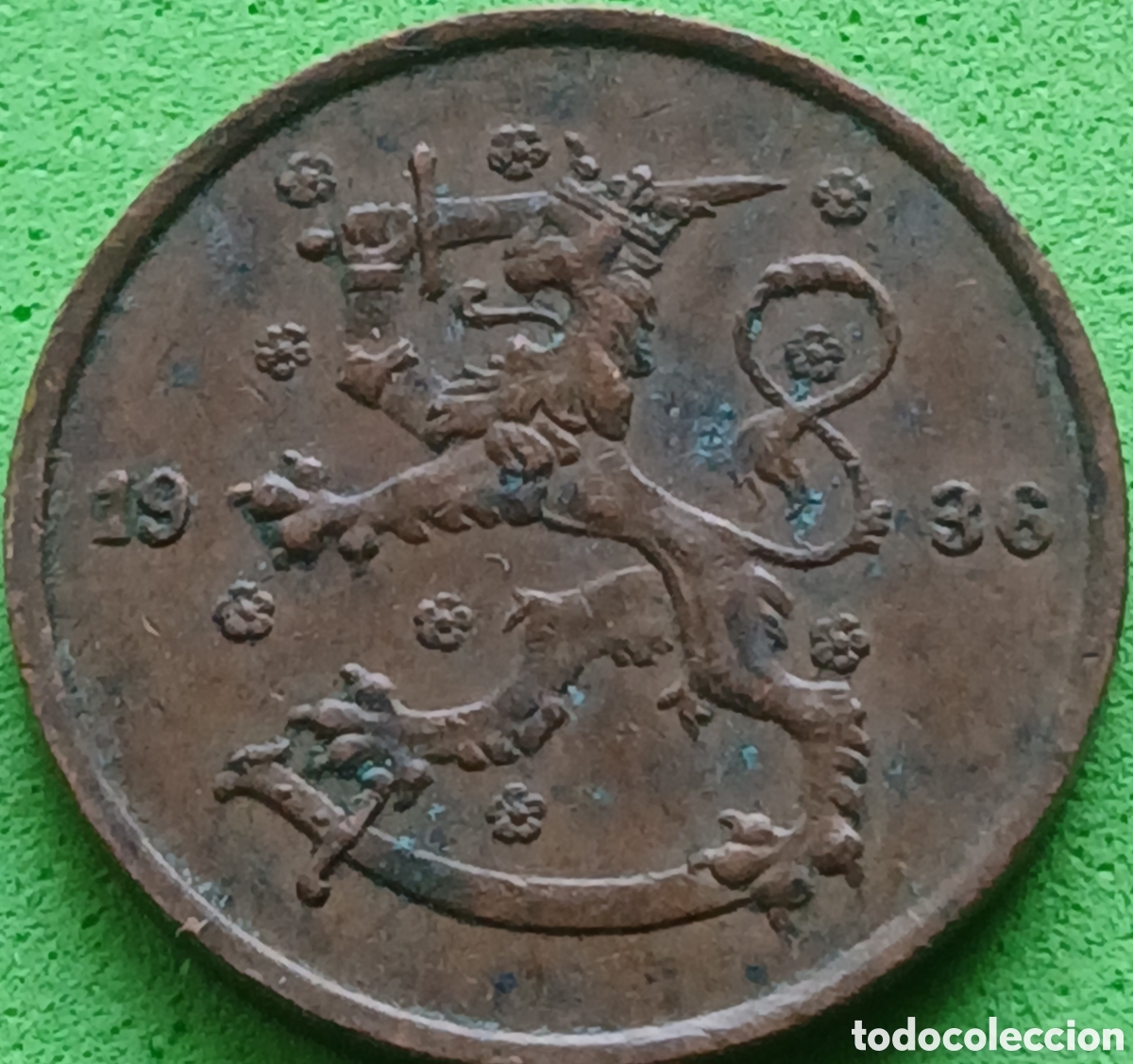 Monedas antiguas de Europa: Finlandia 5 pennia 1936 km#22