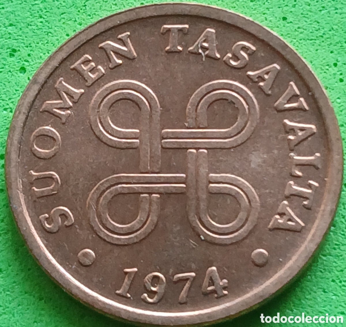 Monedas antiguas de Europa: Finlandia 5 pennia 1974 km#45
