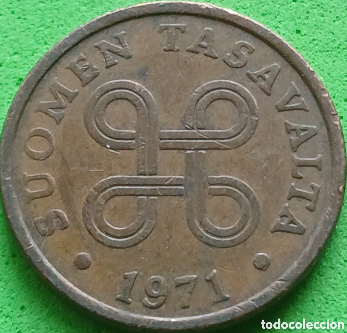 Monedas antiguas de Europa: Finlandia 5 pennia 1971 km#45
