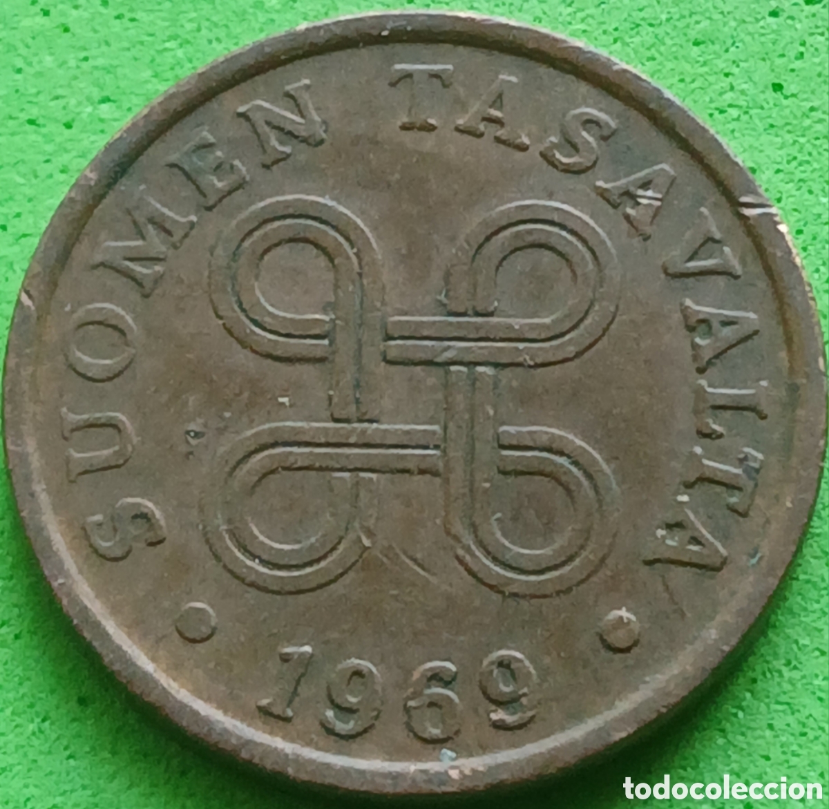 Monedas antiguas de Europa: Finlandia 5 pennia 1969 km#45