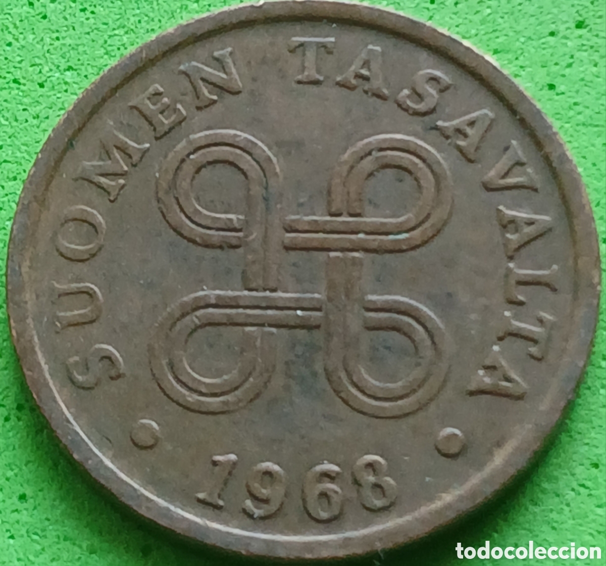 Monedas antiguas de Europa: Finlandia 5 pennia 1968 km#45