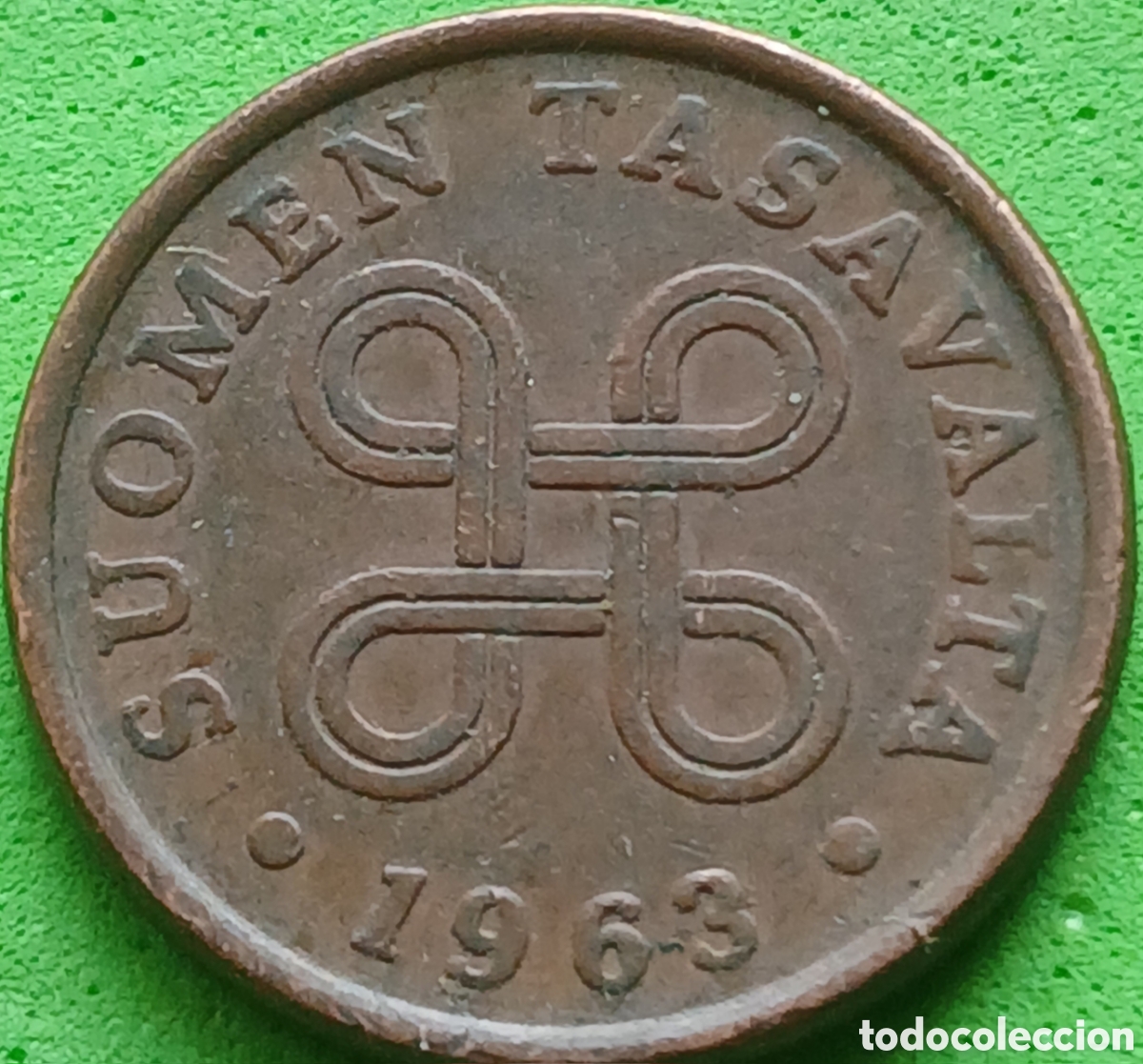 Monedas antiguas de Europa: Finlandia 5 pennia 1963 km#45