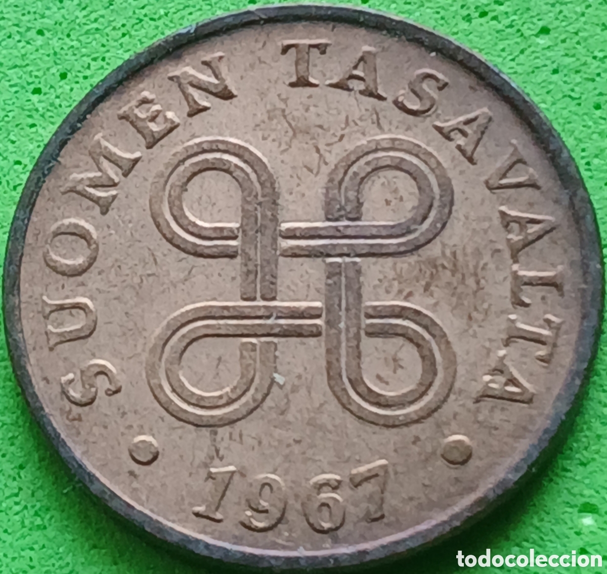 Monedas antiguas de Europa: Finlandia 1 penni 1967 km#44