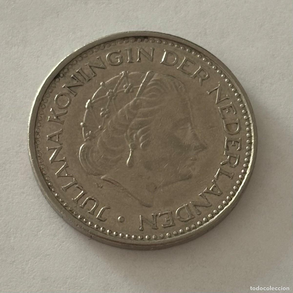 Monedas antiguas de Europa: MONEDA PA&Iacute;SES BAJOS DE 1 GULDEN 1980 (FOTO)