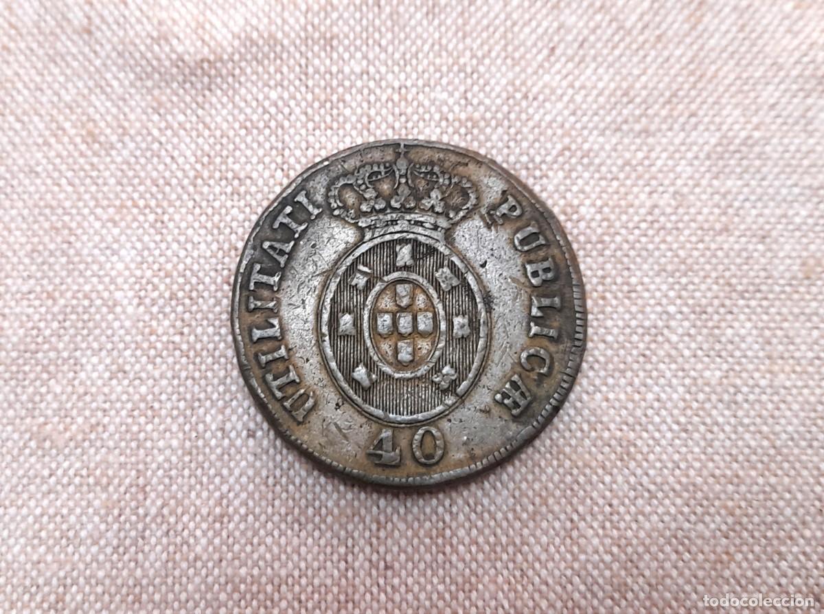 Monedas antiguas de Europa: Portugal, 40 Reis 1828