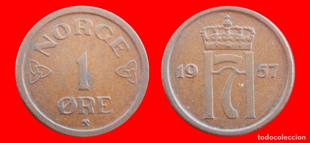 Monedas antiguas de Europa: 1 ORE 1957 NORUEGA-155675