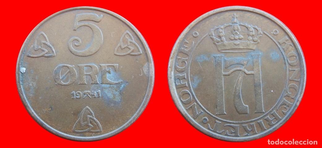 Monedas antiguas de Europa: 5 ORE 1941 NORUEGA-155678